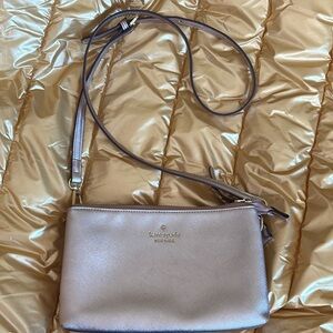 Kate Spade Blush metallic  Crossbody Bag